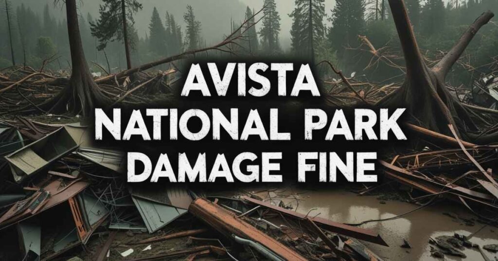 Avista National Park Damage Fine